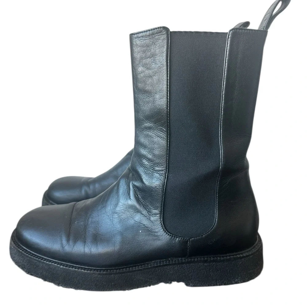 STAUD Palamino Chelsea Boot Black Leather 7.5 - Picture 14 of 14